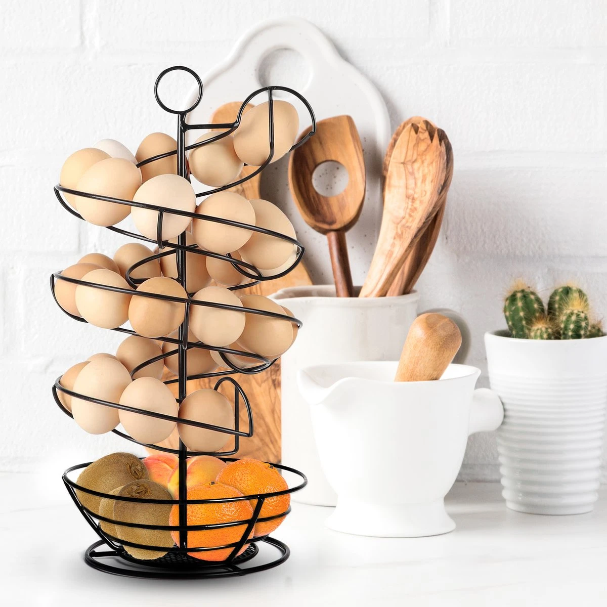 Eiermand – Eierrek – Eierhouder – Eieren – Zwart - Pasen - Tot 40 Eieren - BAULK® 5 Eiermand – Eierrek – Eierhouder – Eieren – Zwart - Pasen - Tot 40 Eieren - BAULK® - Afbeelding 5