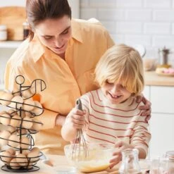 Eiermand – Eierrek – Eierhouder – Eieren – Zwart - Pasen - Tot 40 Eieren - BAULK® 13 Eiermand – Eierrek – Eierhouder – Eieren – Zwart - Pasen - Tot 40 Eieren - BAULK® -Tefal Keuken Verkoopwinkel 1200x1200 908