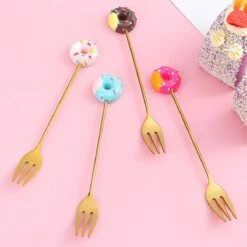 Gebaksvorkjes Donut Set Van 4 Taartvorkjes - Goud -Tefal Keuken Verkoopwinkel 1200x1200 91