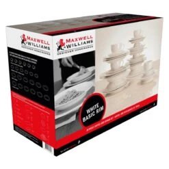 Maxwell And Williams White Basic Rim Koffie- En Dinerset - 30-delig - Wit -Tefal Keuken Verkoopwinkel 1200x1200 910