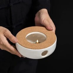 ConBlom Keramische Theepot, Warmer, Theewarmer, Koffiewarmer, Stoofje, Met Kurk-stoofje, Theepot Basis, Theefornuis, Melkwarmer Voor Thuis, Café, Theemelk (zonder Kaars En Theepot) -Tefal Keuken Verkoopwinkel 1200x1200 950