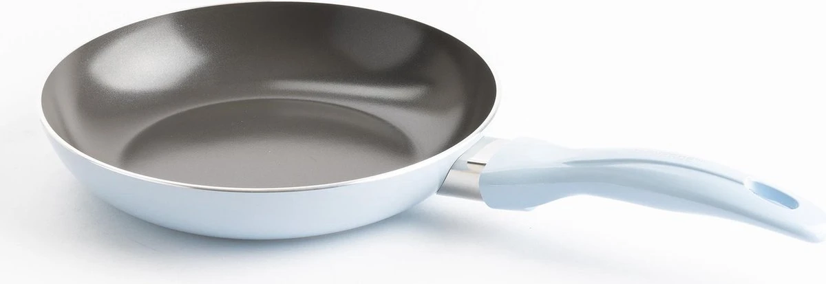 VitaVerde Expert Koekenpannenset Ø 24cm + Ø 28cm - Lichtblauw - Inductie - PFAS-vrij 3 VitaVerde Expert Koekenpannenset Ø 24cm + Ø 28cm - Lichtblauw - Inductie - PFAS-vrij - Afbeelding 3