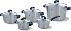 BK Conical Cool Pannenset - 5-delig - RVS - Geschikt Voor Alle Warmtebronnen 39 BK Conical Cool Pannenset - 5-delig - RVS - Geschikt Voor Alle Warmtebronnen -Tefal Keuken Verkoopwinkel 1200x525