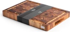 VDN Professionele Snijplank Acacia Hout Met Sapgeul En Handvatten – Hakblok 26x38x3.5 Cm -Tefal Keuken Verkoopwinkel 1200x550 1