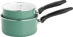 Lite-Body Magnus 2-delige Steelpannenset - Ø16 CM En Ø18 CM- Emaille - Olijf Groen - Inductie 7 Lite-Body Magnus 2-delige Steelpannenset - Ø16 CM En Ø18 CM- Emaille - Olijf Groen - Inductie -Tefal Keuken Verkoopwinkel 1200x607 1