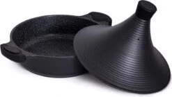 Aluminium Tajine Agadir- Matt Black Geschikt Ook Voor Inductie -Tefal Keuken Verkoopwinkel 1200x679