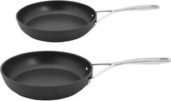Demeyere Alu Pro Dura Glide Koekenpan - Ø 24 & Ø 28cm - Titanium -Tefal Keuken Verkoopwinkel 1200x707 1