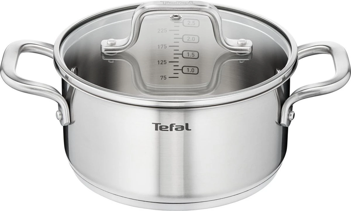 Tefal Virtuoso Pannenset 5 Delig - Hoge Kookpan Ø 22 Cm + Steelpan Ø 16 Cm + Kookpannen Ø 18/20/24 Cm 10 Tefal Virtuoso Pannenset 5 Delig - Hoge Kookpan Ø 22 Cm + Steelpan Ø 16 Cm + Kookpannen Ø 18/20/24 Cm - Afbeelding 10