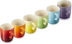 Le Creuset Set Van 6 Koffiebekers 200 Ml Regenboog Kleuren -Tefal Keuken Verkoopwinkel 1200x735 1