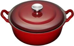 Le Creuset Braadpan Faitout Tradition Kersenrood - ø 24 Cm / 3 Liter -Tefal Keuken Verkoopwinkel 1200x745