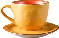 Vivi Oggi - Koffiekopjes Set Van 6 - Ø 9cm - Cappuccino - Kop En Schotel - 150 Ml - Italië -Tefal Keuken Verkoopwinkel 1200x784 1