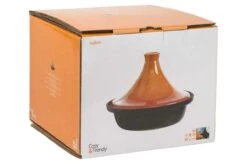 Cosy & Trendy Tajine Zwart / Oranje - Gietijzeren Schaal - Ø25cm - Geschikt Voor Inductie -Tefal Keuken Verkoopwinkel 1200x799 35