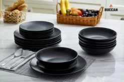 Buccan Borden Set - Matt Onyx - Zwart - 18pcs -Tefal Keuken Verkoopwinkel 1200x799 69