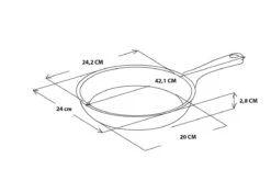 GreenPan Essentials Pannenkoekenpan 24cm - Zwart - Inductie - PFAS-vrij -Tefal Keuken Verkoopwinkel 1200x800 35