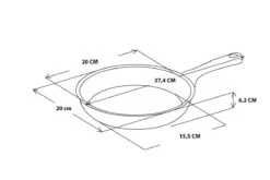 GreenPan Memphis Koekenpan 20cm - Zwart - Inductie - PFAS-vrij -Tefal Keuken Verkoopwinkel 1200x800 75