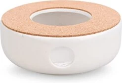 ConBlom Keramische Theepot, Warmer, Theewarmer, Koffiewarmer, Stoofje, Met Kurk-stoofje, Theepot Basis, Theefornuis, Melkwarmer Voor Thuis, Café, Theemelk (zonder Kaars En Theepot) -Tefal Keuken Verkoopwinkel 1200x814 4