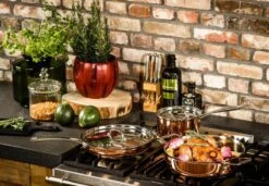 Koekenpan Ø26cm Met Deksel - Inductie - Koper - DUCQ -Tefal Keuken Verkoopwinkel 1200x832 1