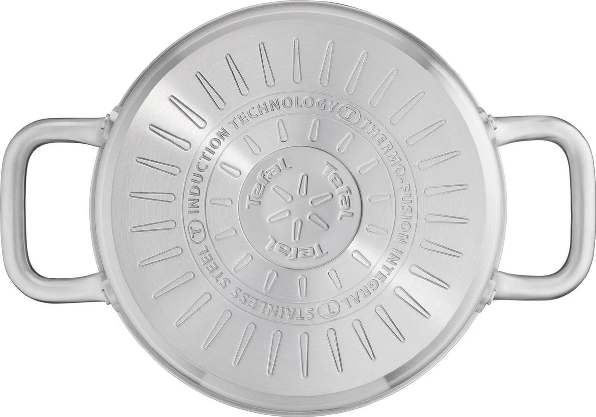 Tefal Virtuoso Pannenset 5 Delig - Hoge Kookpan Ø 22 Cm + Steelpan Ø 16 Cm + Kookpannen Ø 18/20/24 Cm 13 Tefal Virtuoso Pannenset 5 Delig - Hoge Kookpan Ø 22 Cm + Steelpan Ø 16 Cm + Kookpannen Ø 18/20/24 Cm - Afbeelding 13