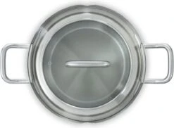 BK Q-linair Master Glas Pannenset - 5-delig - Glazen Deksel - Veilig Afgietsysteem - Inductie -Tefal Keuken Verkoopwinkel 1200x883