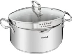 Tefal Duetto+ Pannenset -10 Delig- 5 Pannen - Kookpannenset - Zilver - Afdruipdeksels -Tefal Keuken Verkoopwinkel 1200x893 3