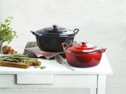 Le Creuset Braadpan Faitout Tradition Kersenrood - ø 24 Cm / 3 Liter -Tefal Keuken Verkoopwinkel 1200x898 1