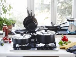 GreenPan Cambridge Hapjespan Met Deksel 24cm - Zwart - Inductie - PFAS-vrij -Tefal Keuken Verkoopwinkel 1200x899 13