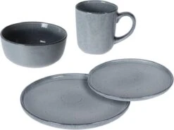 Excellent Serviesset - Servies - 16 Stuks - Aardewerk - Grijs 23 Excellent Serviesset - Servies - 16 Stuks - Aardewerk - Grijs -Tefal Keuken Verkoopwinkel 1200x899 27