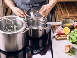 BK Q-linair Master Glas Pannenset - 5-delig - Glazen Deksel - Veilig Afgietsysteem - Inductie -Tefal Keuken Verkoopwinkel 1200x900 18