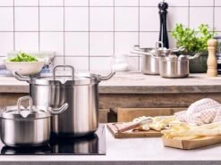 BK Q-linair Master Glas Pannenset - 5-delig - Glazen Deksel - Veilig Afgietsysteem - Inductie -Tefal Keuken Verkoopwinkel 1200x900 19