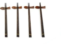 Asiansticks - Luxe Houten Chopsticks Met Houder - Sushiset Voor 4 Personen - Cadeauset 6 Asiansticks - Luxe Houten Chopsticks Met Houder - Sushiset Voor 4 Personen - Cadeauset -Tefal Keuken Verkoopwinkel 1200x912