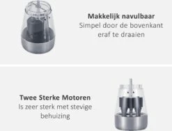 KROMS Peper En Zoutmolen Set - Peper En Zoutmolen Set Elektrisch -2 In 1 - Instelbare Maalgraad - Pepermolen - Zoutmolen - Peper En Zoutmolen Elektrisch 11 KROMS Peper En Zoutmolen Set - Peper En Zoutmolen Set Elektrisch -2 In 1 - Instelbare Maalgraad - Pepermolen - Zoutmolen - Peper En Zoutmolen Elektrisch -Tefal Keuken Verkoopwinkel 1200x913 1