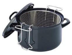 BK Fortalit Frituurpan Ø24 Cm - Zwart - Emaille - Inductie -Tefal Keuken Verkoopwinkel 1200x919