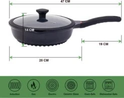 Wokpan - Multifunctionele 3 In 1 Pan Met Deksel + Wok + Hapjespan 28 Cm -Tefal Keuken Verkoopwinkel 1200x953 1