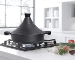 Aluminium Tajine Agadir- Matt Black Geschikt Ook Voor Inductie -Tefal Keuken Verkoopwinkel 1200x960 4