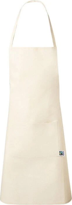 Keukenschort - Kookschort - Voor Mannen En Vrouwen - Fairtrade Katoen - Beige -Tefal Keuken Verkoopwinkel 424x1200