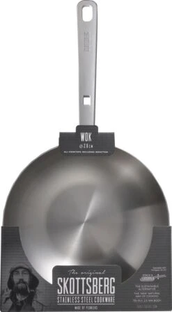 Skottsberg Wok Stainless Steel 28 Cm Roestvrijstaal -Tefal Keuken Verkoopwinkel 662x1200