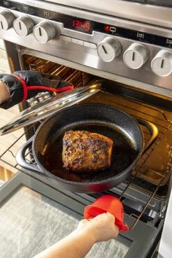 Smile 10-Delige Pannenset - Anti Aanbaklaag - Vaatwasser Bestendig - Zwart - MGK-17 -Tefal Keuken Verkoopwinkel 800x1200 14