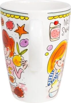 Blond Amsterdam Even Bijkletsen Beker XL 500 Ml - Mint Rand -Tefal Keuken Verkoopwinkel 833x1200 1